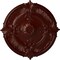 Ekena Millwork Attica Acanthus Leaf Medallion (Canopies up to 3 1/4"), 30 1/8"OD x 1 1/2"P, Brushed Mahogany CM30ATBMF - alternate 1